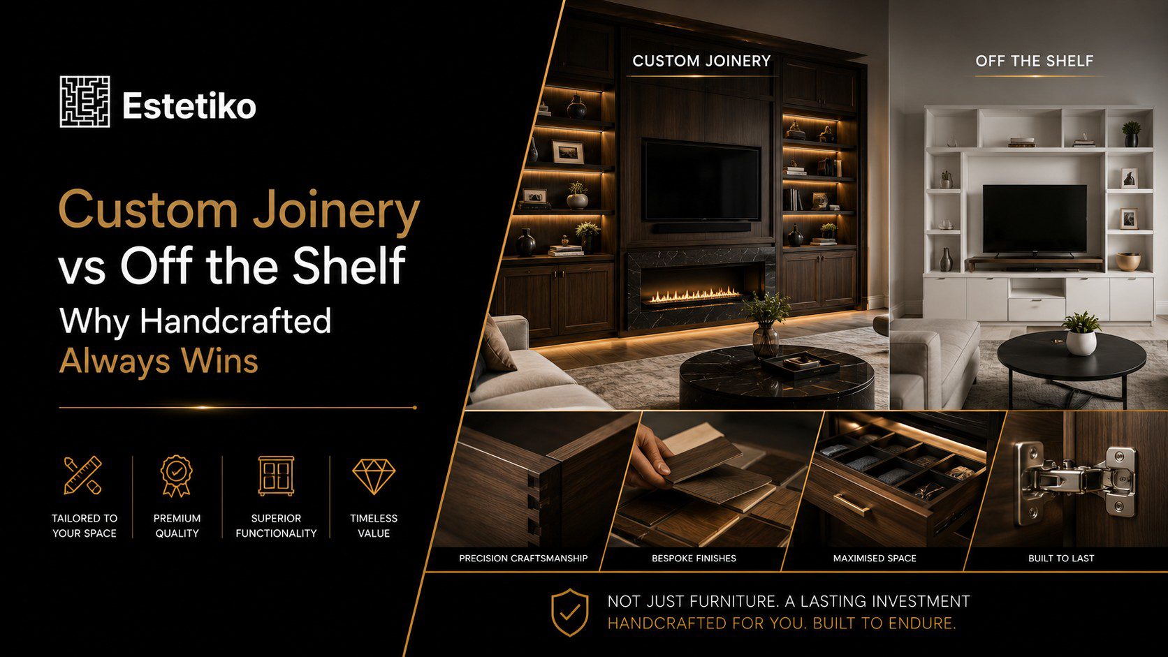 Custom Joinery vs Off the Shelf Why Handcrafted Always Wins