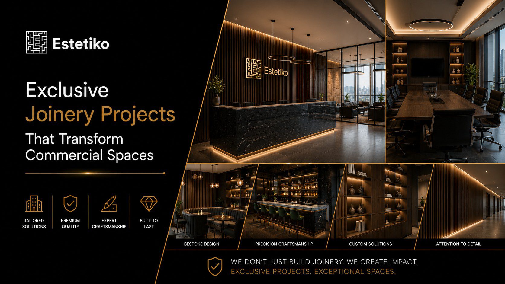 Exclusive Joinery Projects That Transform Commercial Spaces
