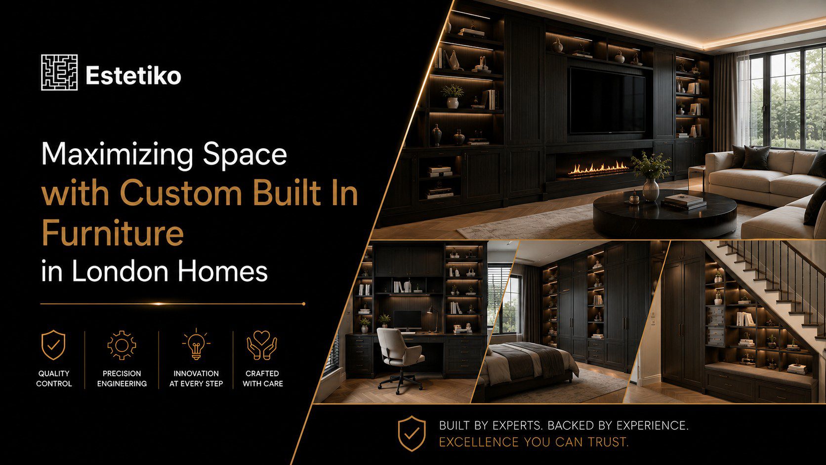 Maximizing Space with Custom Built In Furniture in London Homes